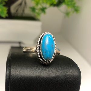 Turquoise Elegant Natural GemStones Rings size 9.5